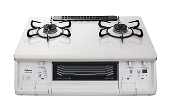 【中古】パロマ ガステーブル 水無し両面焼き 59cm プロパンガス(LPG) 左強火 ナチュラルホワイト IC-365WHA-L-LPG