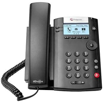 【中古】Vvx 201 2-line Desktop Phone With Dual 10/100 Ethernet Ports. Poe Only. Ships Without Power Supply.