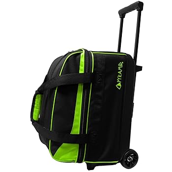 【中古】Pyramid プライム ダブルキャスター式ボウリングバッグ グリーン 27,640円