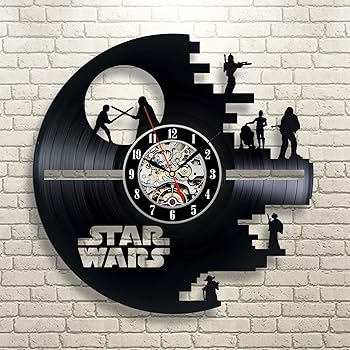 スターウォーズ　からくり時計　　ダースベーダー　リズム時計 文字盤が360度回転します！からくり時計スターウォーズ ダース