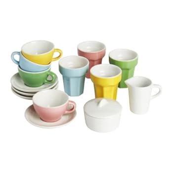 【中古】IKEA(イケア) DUKTIG コーヒー/ティー 10点セット, マルチカラー (40167837)