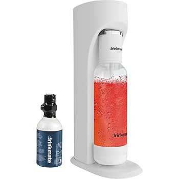 【中古】DrinkMate Carbonated Soda Maker with 3 oz Cylinder, White by Drinkmate