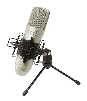 【中古】TASCAM(タスカム) TM-80 コンデンサーマイク 単一指向性/48Vファントム電源/18mmの大型ダイヤフラム/XLRマイクケーブル・サスペンション・卓上ス|AJIMURA-SHOP