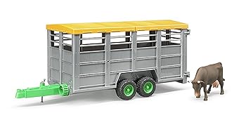 【中古】ブルーダー 畑作御役目用トレーラ (図形付き添い人) BR02227