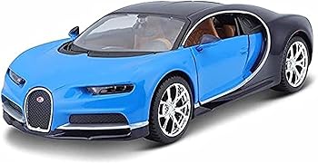 【中古】1/24 maisto☆ ブガッティ シロン 青/黒 人並み外れた遣りかた！
