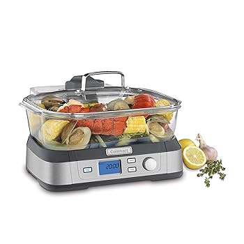 【中古】Cuisinart デジタルガラススチーマー 一大きさ ステンレス鋼スチール写真