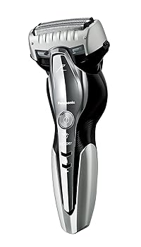 【中古】パナソニック ラムダッシュ メンズシェーバー 3枚刃 お風呂剃り可 シルバー調 ES-ST6N-S