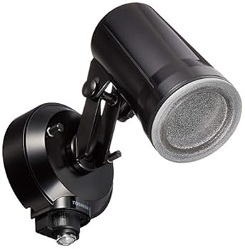 【中古】東芝ライテック LEDアウトドア鉤括弧 ON/OFF検知器付 注目の的 黒いこと φ96 照明ランプ別売