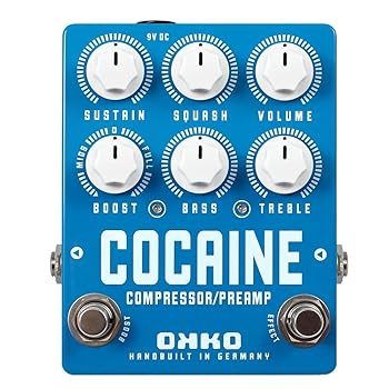【中古】OKKO COCAINE コンプレッサー＆ Pre Amp ペダル[国内正規品]｜AJIMURA-SHOP