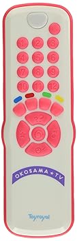 【中古】トイローヤル 本物みたいなお子さまリモコン ピンク ( 赤ちゃん / 幼児向けおもちゃ ) 6つの日本語ボイス入り ( 生活防水 / クイズボタン / メロ