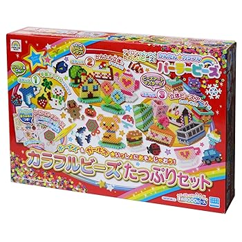 【中古】パーラービーズ カラフルビーズ たっぷりセット 80-54235｜AJIMURA-SHOP