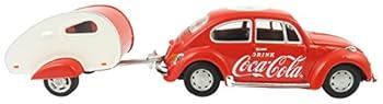 【中古】国際貿易(KOKUSAI BOEKI) Coca Cola(コカ・コーラ)シリーズ VW ビートル 1967 トレーラー付 1/43スケール 440032 One-Size