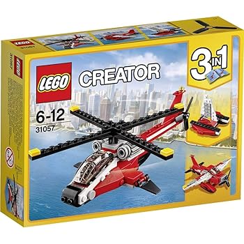 【中古】レゴ(LEGO) 造り手 弾丸道路ヘリコプタ 31057