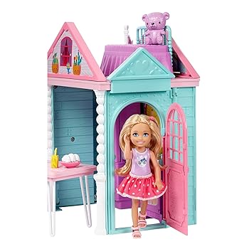 【中古】Barbie Club Chelsea Playhouse Playset
