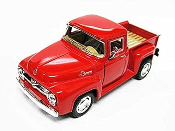【中古】1956 Ford F-100 フォード ピックアップのダイキャストミニカー 1/38スケール（13cm/レッド）アメリカン雑貨 アメリカ雑貨屋 ミニカー