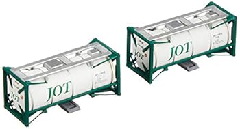 【中古】ポポンデッタ Nゲージ 8519 20ftタンクコンテナ ビームタイプ JOT グリーン