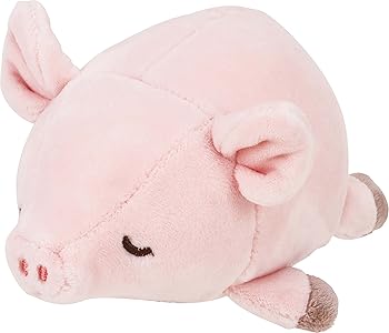 【中古】LIV HEART りぶはあと(Livheart) マスコットマシュマロアニマルマルブタのピンキー(全長約15cm)ふわふわもちもち38985-21