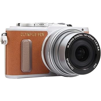 【中古】OLYMPUS ミラーレス一眼 E-PL8 レンズキット ブラウン