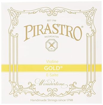 【中古】PIRASTRO Gold E線ループエンド ゴールド バイオリン弦 E3158(2本セット)