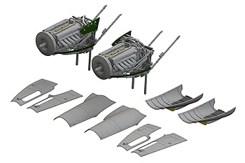【中古】エデュアルド 1/32 ブラッシン モスキートFB Mk.6エンジン/カウリング付き タミヤ用 プラモデル用パーツ EDU632090