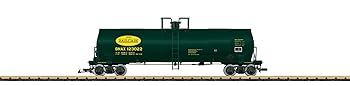 【中古】LGB G スケール ACF タンクカー - すぐに走れる - Dana RAILCARE DNAX #123022 (グリーン、イエロー) 40871｜AJIMURA-SHOP