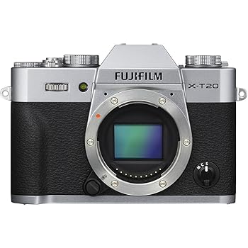 【中古】Fujifilm 鏡鑑受け答え一眼写真機 X-T20 しろがね色 (上半身のみ)