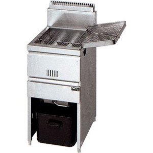 【中古】マルゼン（maruzen） 涼厨フライヤー ガスフライヤー（スタンダードシリーズ）　自動点火 W430&times;D600&times;H800mm MGF-C18K｜AJIMURA-SHOP