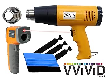 【中古】VViViD職業的熱火器乗用車ビニールさあ美物の具Including Precisionノズルと3 M物の具一揃いの道具