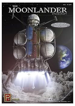 【中古】ペガサスホビー 1/350 ムーンランダー "フォン・ブラウン博士の月面探査機" プラスチックモデルキット PH9109｜AJIMURA-SHOP