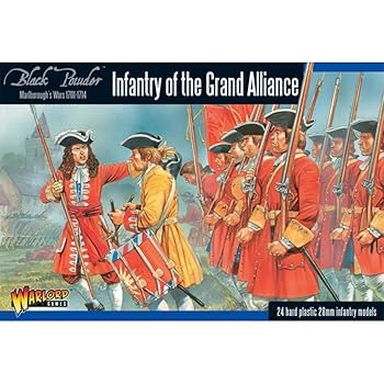 【中古】Black Powder - Marlborough\u0027s Wars - Infantry of the Grand Alliance (28粍 scale) (Warlord Games)