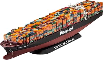 【中古】ドイツレベル(Revell) 1/700 コンテナ船 コロンボ エキスプレス プラモデル 05152