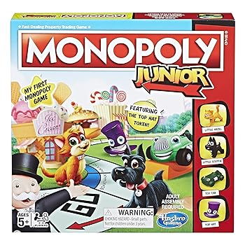 【中古】Hasbro Gaming Monopoly Junior Game|AJIMURA-SHOP