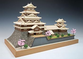 【中古】ウッディジョー 1/150 広島城 木製模型 組み立てキット 57,684円