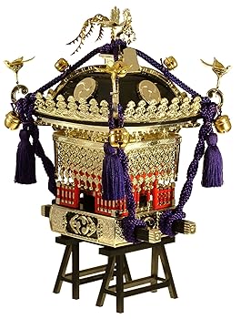 【中古】童友社 1/8 江戸神輿 黒塗り紫紐 プラモデル|AJIMURA-SHOP