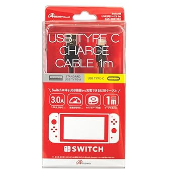 【中古】Switch用 USB充電ケーブル 1m