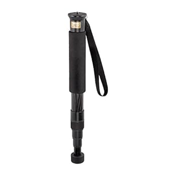 【中古】Velbon 一脚 UC-STICK R60 6段 ウルトラロック 脚径30mm 中型 雲台別売 台座径40mm カーボン脚 324269 ブラック