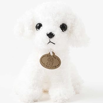 【中古】Heart Angel ぬいぐるみ 犬 トイプードル 動物 いぬ 子供 キッズ こども 女の子 誕生日 ギフト（ぬいぐるみ トイプードル ホワイト）