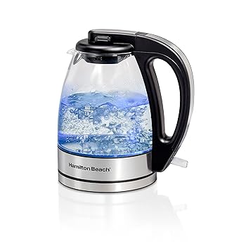 【中古】ハミルトンビーチコンパクトガラスケトル、1リットル(40930 )