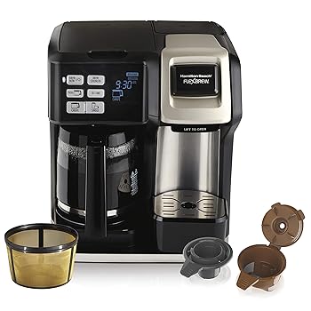 【中古】Hamilton Beach FlexBrew Trio 2通い路珈琲製造会社 K-Cupポッドまたは地びたに相応う シングル待遇\u0026盛りだくさん12cポット 常しなえ行き先