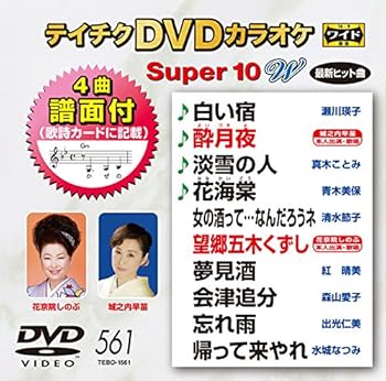 【中古】テイチクDVDカラオケ スーパー10W 561