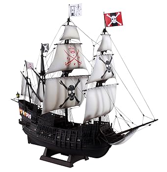 【中古】青島文化教材社 1/100 大型帆船 No.12 海賊船 プラモデル