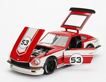 【中古】JADA TOYS ミニカー 1/24サイズ JDM Tuners 1972 Datsun 240Z (Glossy Red)｜AJIMURA-SHOP