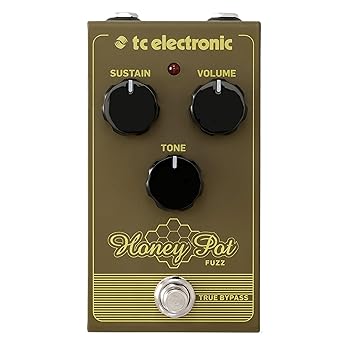 【中古】tc electronic アナログファズペダル 幅広いゲインレンジ アナログ回路設計 トゥルーバイパス HONEY POT FUZZ