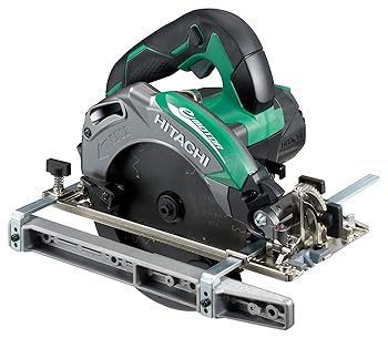 【中古】HiKOKI(ハイコーキ) 深切り電子造作丸のこ のこ刃径165mm 1050W 逆5゜傾斜切断機構 切込み深さ調整機構 LEDライト付 のこ刃別売り C6UEY(SN)