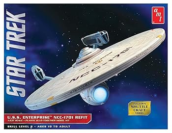【中古】amt AMT スタートレック 1/537 スタートレック U.S.S.エンタープライズNCC-1701改装型