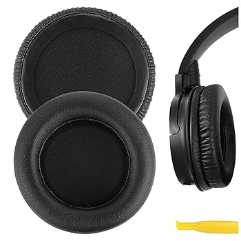 【中古】Geekria イヤーパッド QuickFit 互換性 パッド オーディオテクニカ Audio-Technica ATH-WS550, ATH-WS550IS Solid Bass ヘッドホンに対応 パッド
