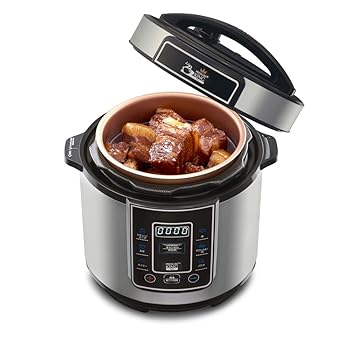 【中古】ショップジャパン 【公式】プレッシャーキングプロ 電気圧力鍋 炊飯器 無水調理 蒸し料理 PKP-NXAM