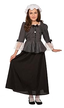 【中古】Forum Novelties Martha Washington Colonial Costume for Girls M 81225