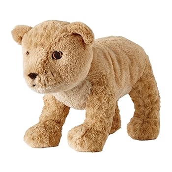 【中古】ＩＫＥＡ/イケア DJUNGELSKOG：ソフトトイ27 cm ライオンの赤ちゃん （904.028.37）