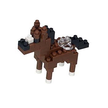 【中古】ナノブロック ミニアニマル ウマ NBS_005